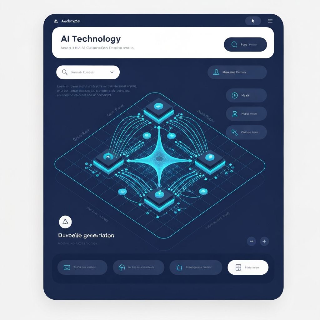 Panel technologii AI ModelAI3D - zaawansowane algorytmy generowania modeli 3D